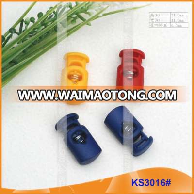 Nylon cord stopper or toggle for garments,handbags and shoes KS30016#